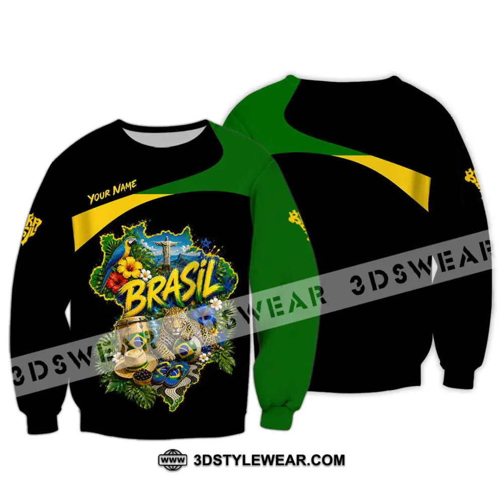 Unisex Shirt - Custom Brasil Shirt - Long Sleeve / S - T-shirt