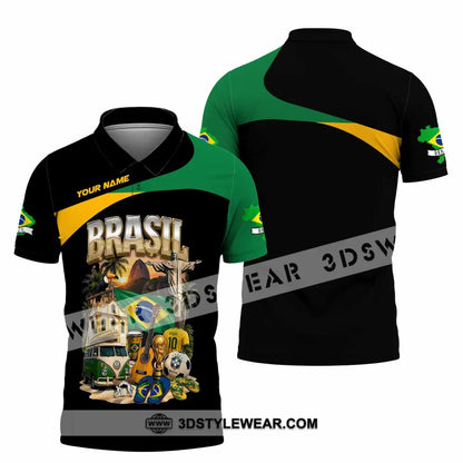 Unisex Shirt - Custom Brasil Shirt - Polo Shirt / S - T-shirt