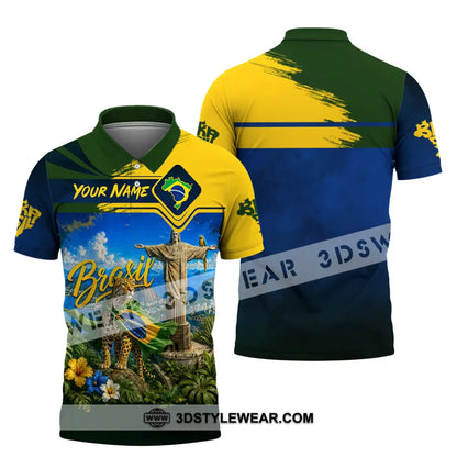 Unisex Shirt - Custom Brasil Shirt - Polo Shirt / S - T-shirt
