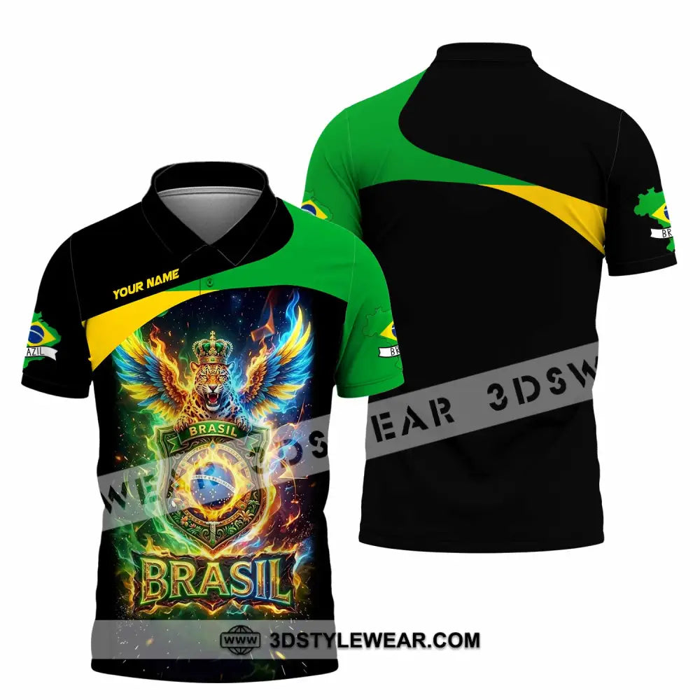 Unisex Shirt - Custom Brasil Shirt - Polo Shirt / S - T-shirt