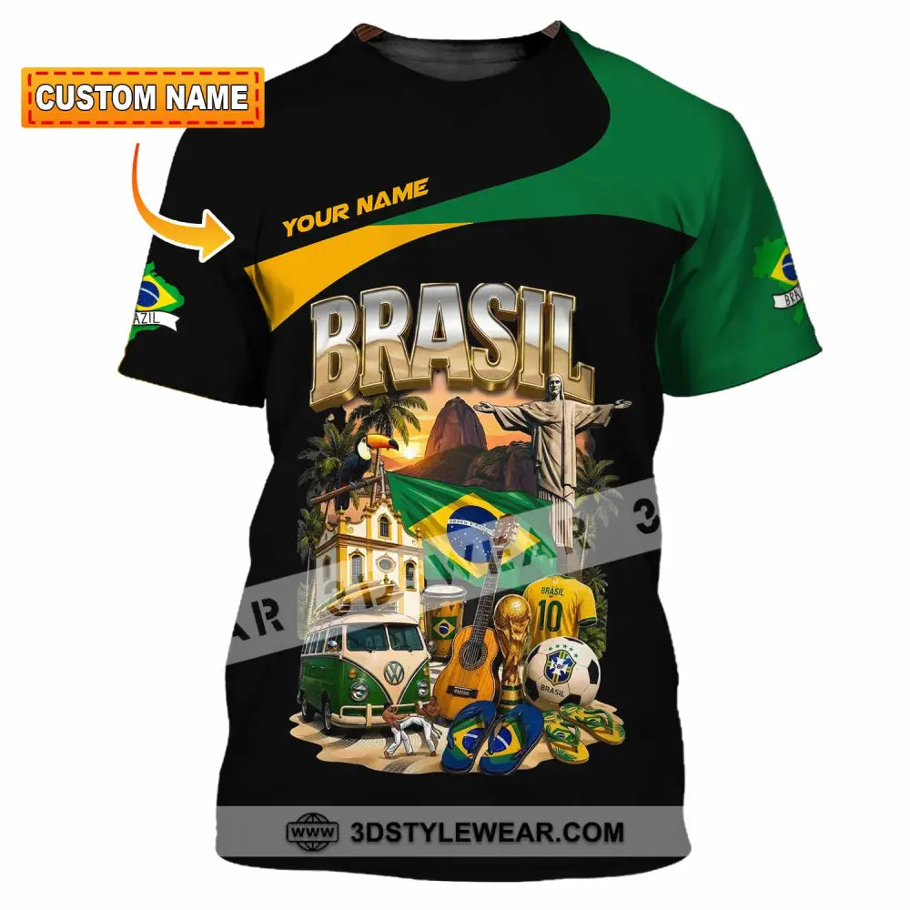 Unisex Shirt - Custom Brasil Shirt - T-shirt
