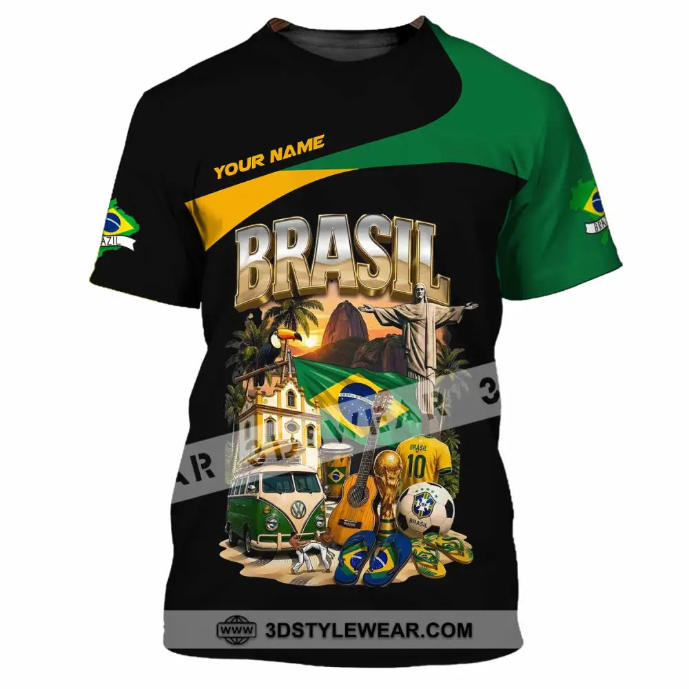 Unisex Shirt - Custom Brasil Shirt - T-Shirt / S - T-shirt