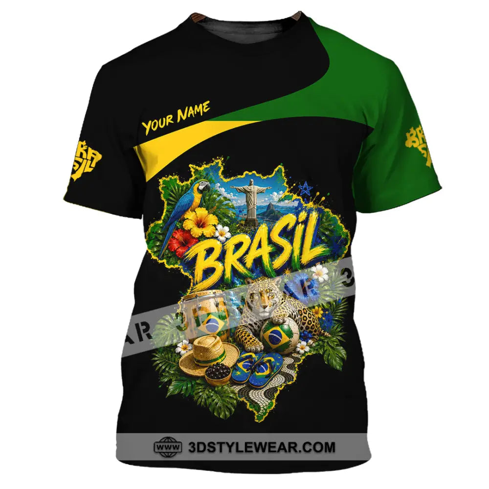 Unisex Shirt - Custom Brasil Shirt - T-Shirt / S - T-shirt