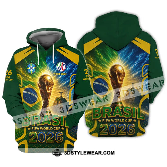 Unisex Shirt - Custom Brasil World Cup 2026 Shirt style option 3