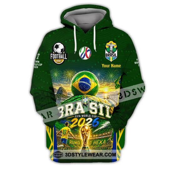 Unisex Shirt - Custom Brasil World Cup 2026 Shirt style option 2