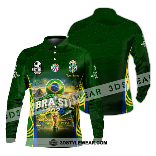 Unisex Shirt - Custom Brasil World Cup 2026 Shirt style option 4
