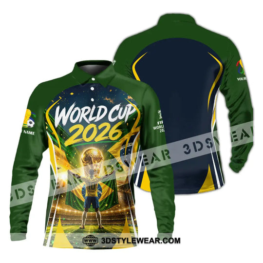 Unisex Shirt - Custom Brasil World Cup 2026 Shirt style option 4