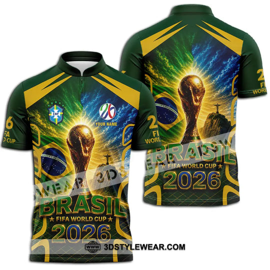 Unisex Shirt - Custom Brasil World Cup 2026 Shirt style option 2