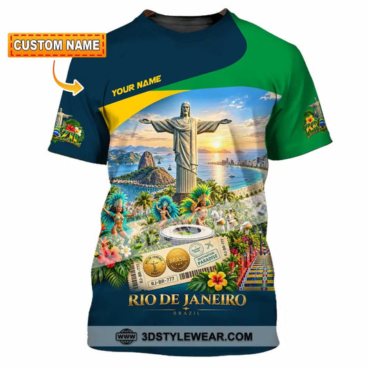 Unisex Shirt - Custom Brazil Shirt - T-shirt