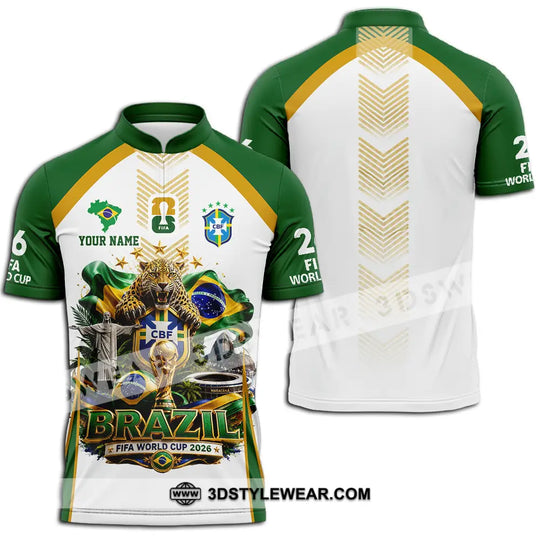 Unisex Shirt - Custom Brazil World Cup 2026 Shirt style option 2