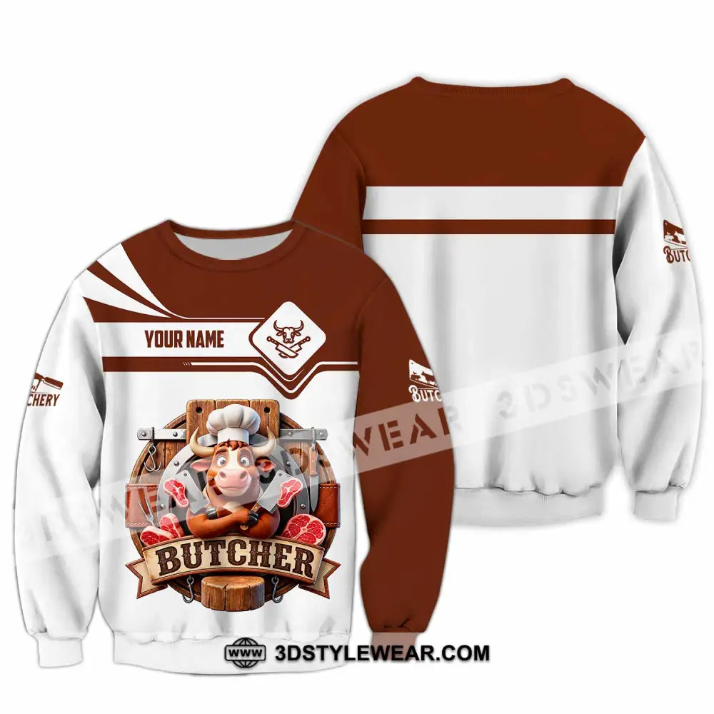 Unisex Shirt - Custom Butcher Shirt - Long Sleeve / S - T-shirt
