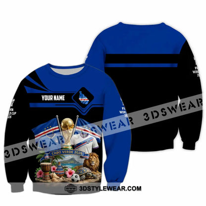 Unisex Shirt - Custom Cabo Verde World Cup 2026 3D Shirt - Long Sleeve / S - T-shirt