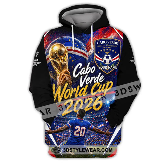 Unisex Shirt - Custom Cabo Verde World Cup 2026 Shirt style option 2