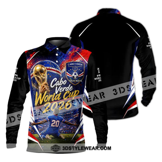 Unisex Shirt - Custom Cabo Verde World Cup 2026 Shirt style option 4