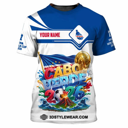 Unisex Shirt - Custom Cabo Verde World Cup 2026 Shirt - T-Shirt / S - T-shirt
