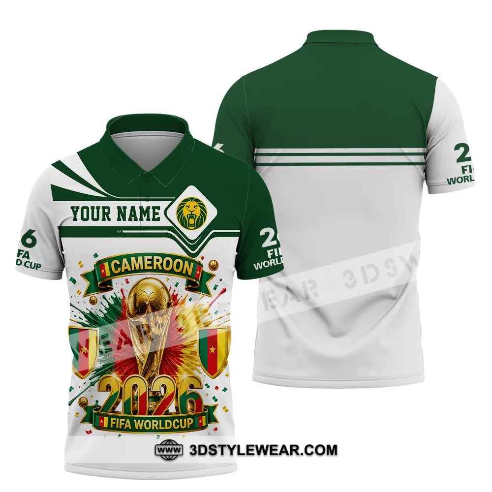 Unisex Shirt - Custom Cameroon World Cup 2026 Shirt - Polo Shirt / S - T-shirt