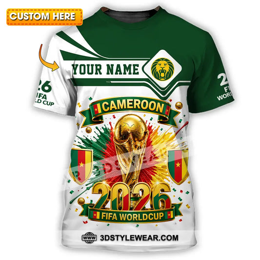 Unisex Shirt - Custom Cameroon World Cup 2026 Shirt - T-shirt
