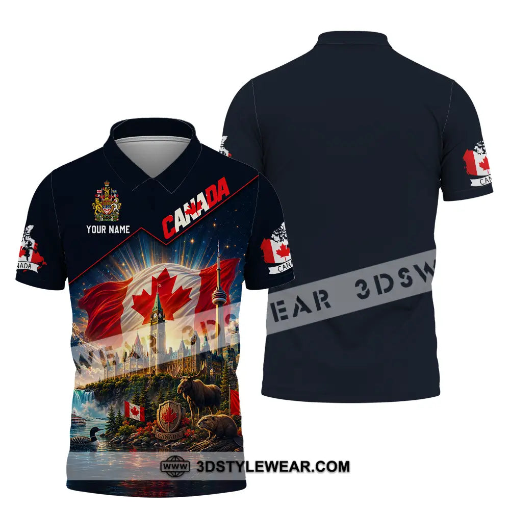 Unisex Shirt - Custom Canada Shirt - Polo Shirt / S - T-shirt