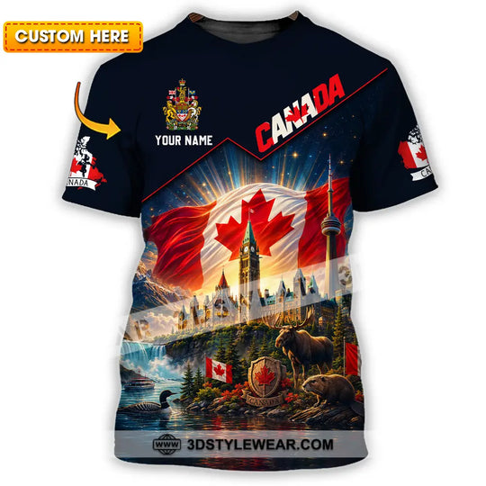 Unisex Shirt - Custom Canada Shirt style option 1