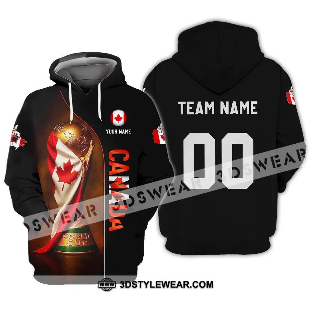 Unisex Shirt - Custom Canada World Cup 2026 3D Shirt Hoodie / S T-shirt