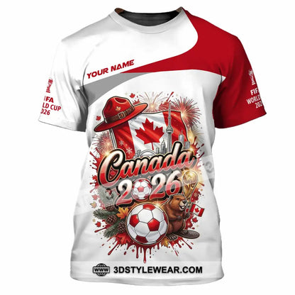 Unisex Shirt - Custom Canada World Cup 2026 3D Shirt - T-Shirt / S - T-shirt