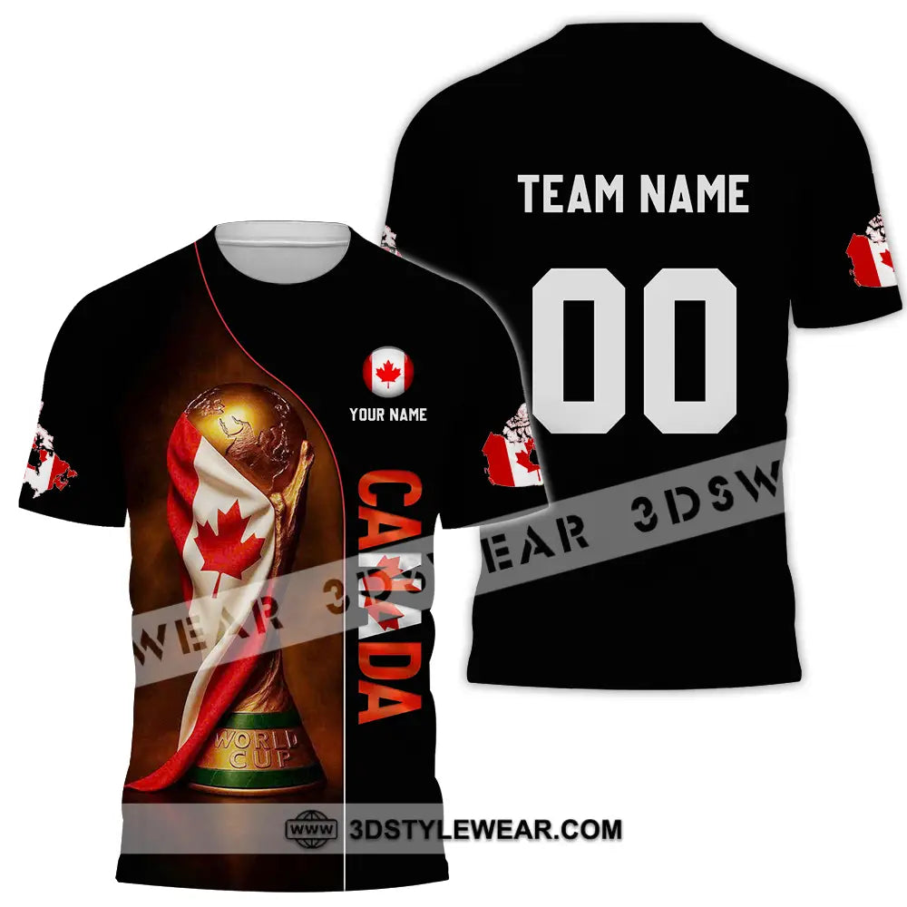 Unisex Shirt - Custom Canada World Cup 2026 3D Shirt T-Shirt / S T-shirt