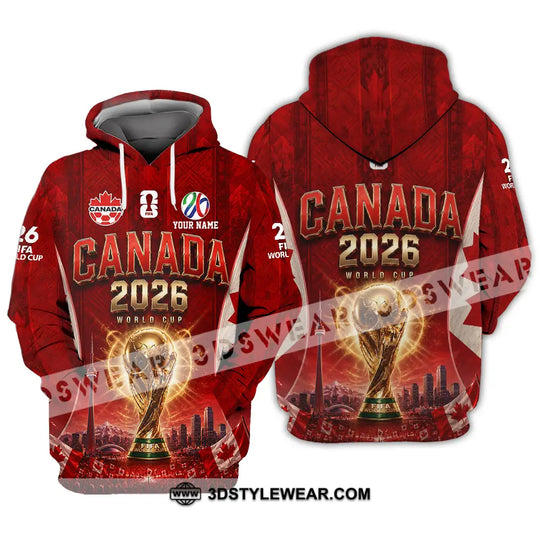 Unisex Shirt - Custom Canada World Cup 2026 Shirt style option 3