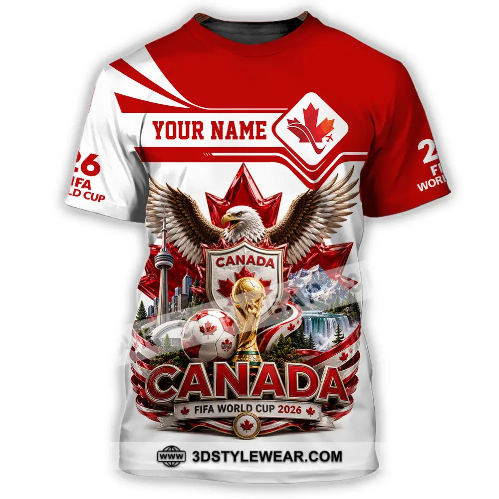 Unisex Shirt - Custom Canada World Cup 2026 Shirt - T-Shirt / S - T-shirt