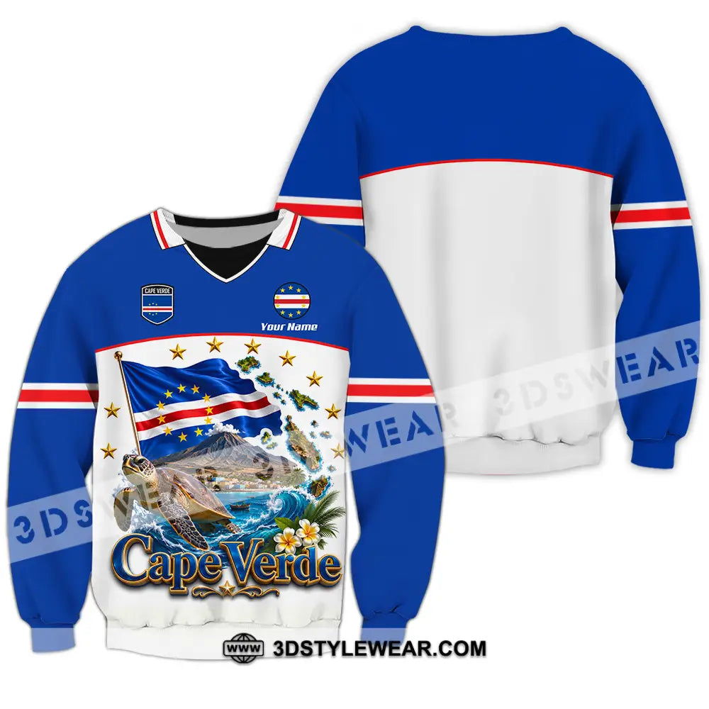 Unisex Shirt - Custom Cape Verde Shirt - Long Sleeve / S - T-shirt