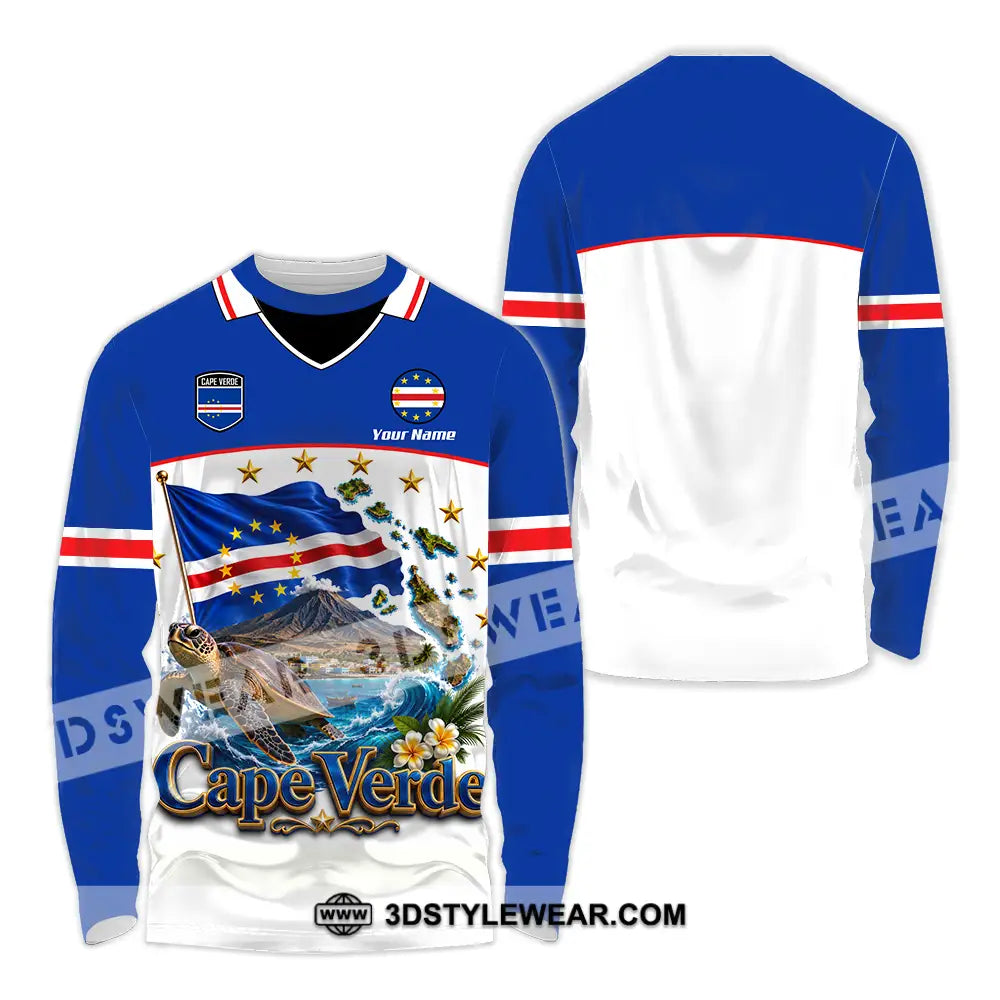 Unisex Shirt - Custom Cape Verde Shirt - Long Sleeve Shirt / S - T-shirt