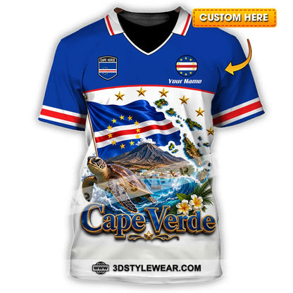 Unisex Shirt - Custom Cape Verde Shirt - T-shirt
