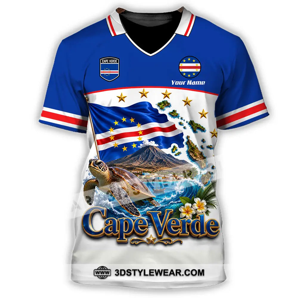 Unisex Shirt - Custom Cape Verde Shirt - T-Shirt / S - T-shirt