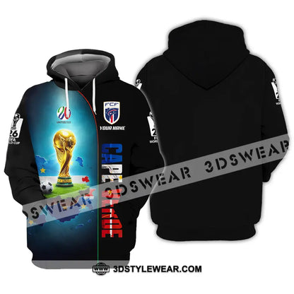Unisex Shirt - Custom Cape Verde World Cup 2026 3D Shirt - Hoodie / S - T-shirt