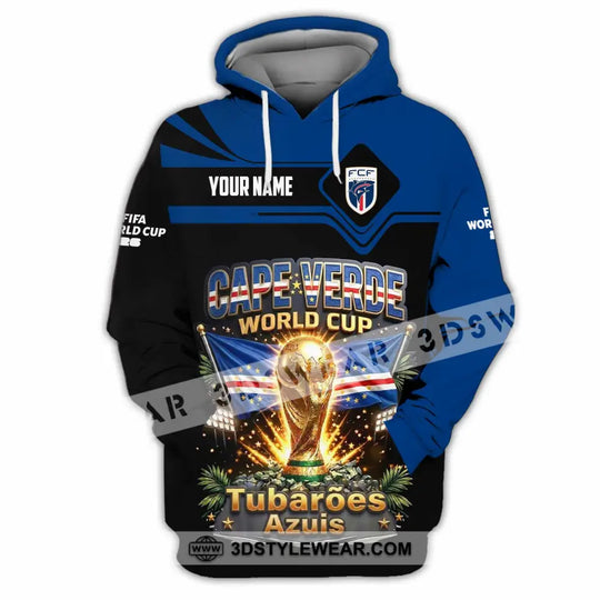 Unisex Shirt - Custom Cape Verde World Cup 2026 Shirt style option 2