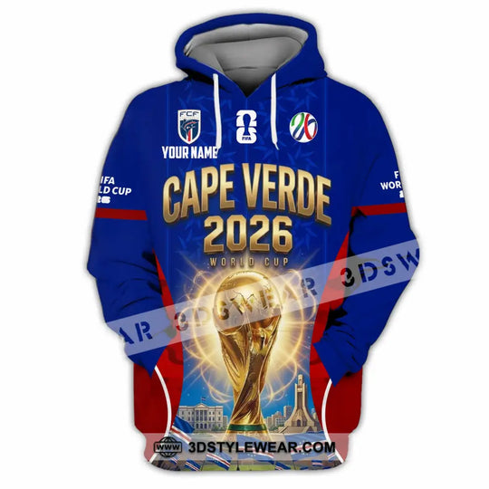 Unisex Shirt - Custom Cape Verde World Cup 2026 Shirt style option 3