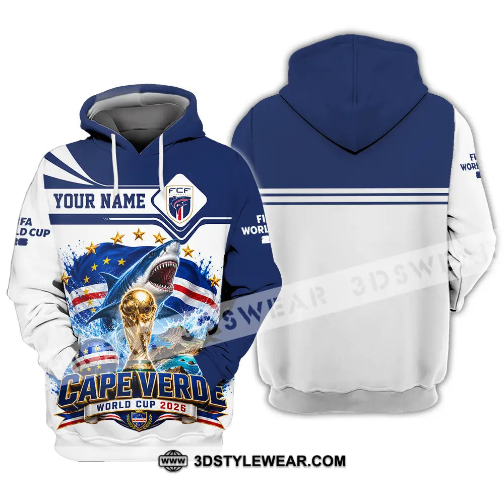Unisex Shirt - Custom Cape Verde World Cup 2026 Shirt - Hoodie / S - T-shirt