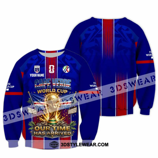 Unisex Shirt - Custom Cape Verde World Cup 2026 Shirt style option 3