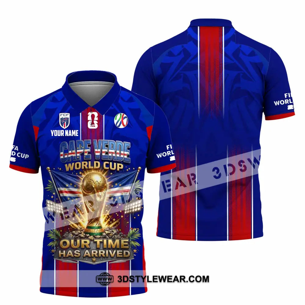 Unisex Shirt - Custom Cape Verde World Cup 2026 Shirt - Polo Shirt / S - T-shirt