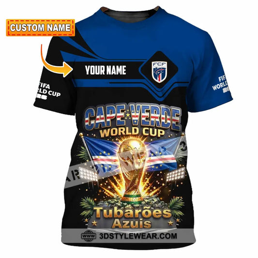 Unisex Shirt - Custom Cape Verde World Cup 2026 Shirt - T-shirt