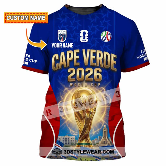 Unisex Shirt - Custom Cape Verde World Cup 2026 Shirt - T-shirt
