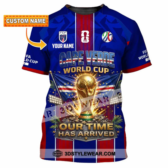 Unisex Shirt - Custom Cape Verde World Cup 2026 Shirt style option 1