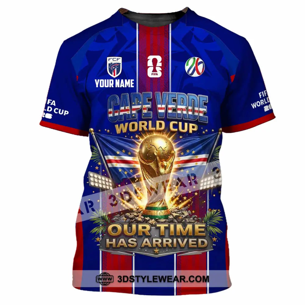 Unisex Shirt - Custom Cape Verde World Cup 2026 Shirt - T-Shirt / S - T-shirt