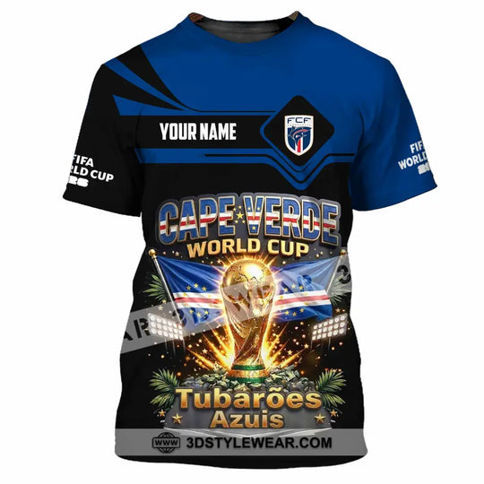 Unisex Shirt - Custom Cape Verde World Cup 2026 Shirt style option 4