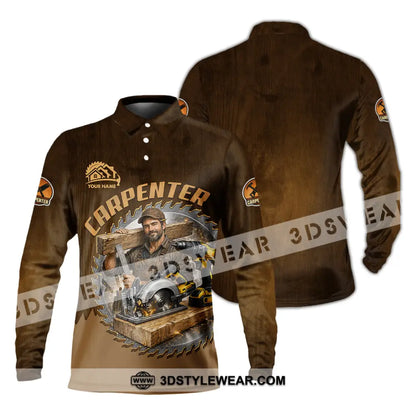 Unisex Shirt - Custom Carpenter Shirt - Long Sleeve Polo / S - T-shirt