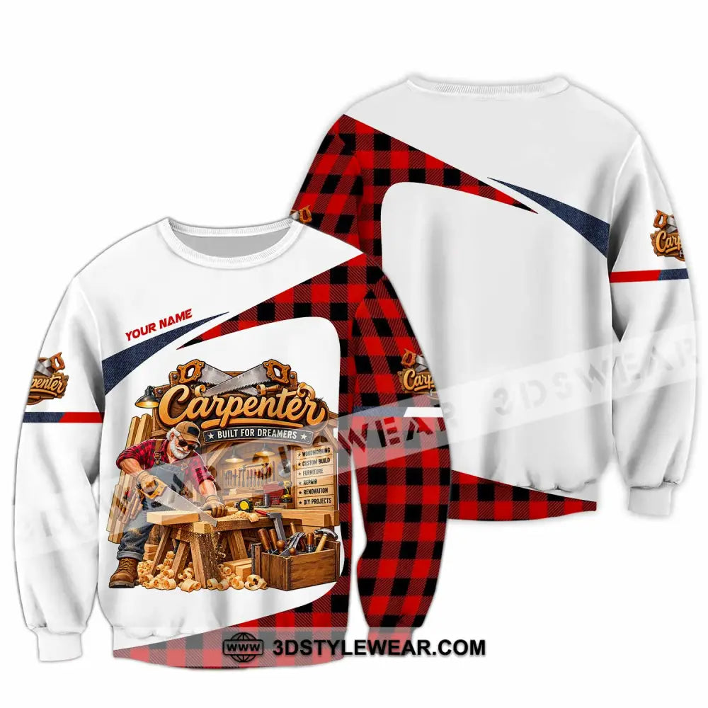 Unisex Shirt - Custom Carpenter Shirt - Long Sleeve / S - T-shirt