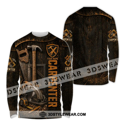 Unisex Shirt - Custom Carpenter Shirt - Long Sleeve Shirt / S - T-shirt