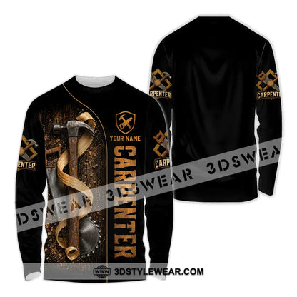 Unisex Shirt - Custom Carpenter Shirt - Long Sleeve Shirt / S - T-shirt