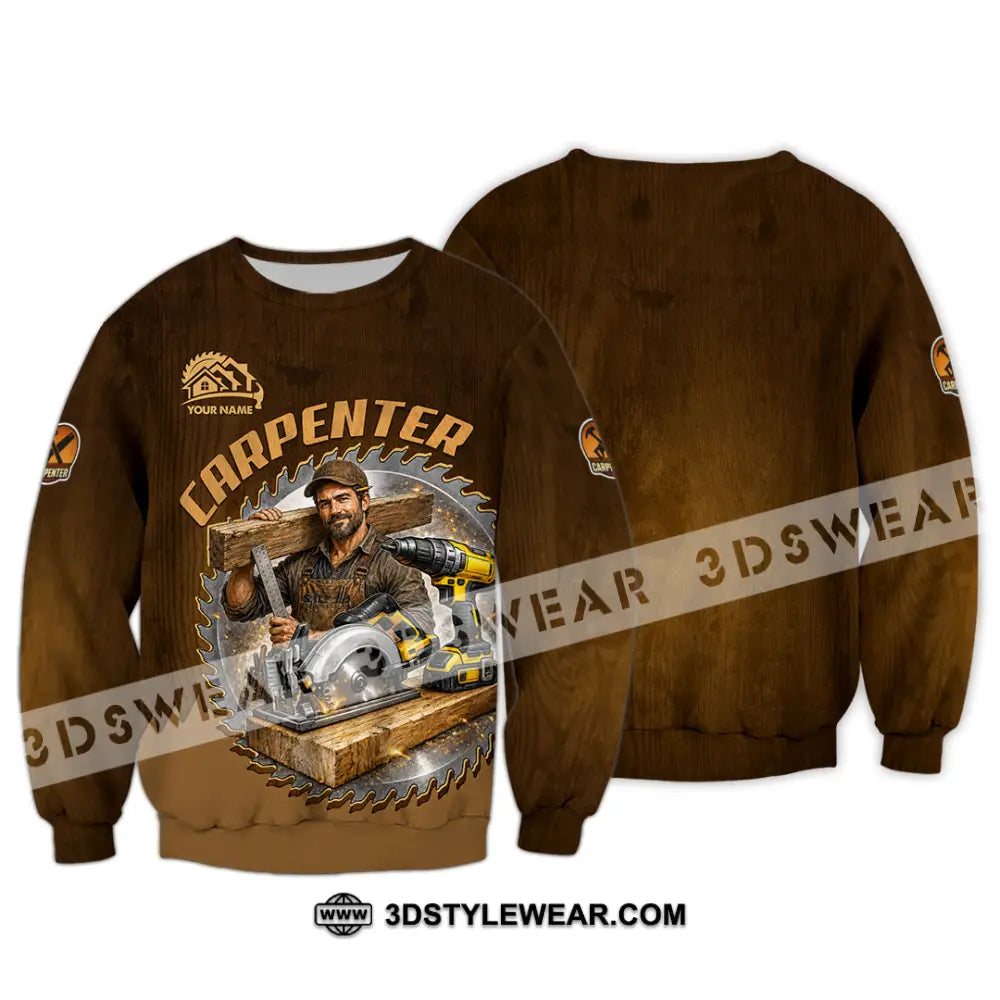 Unisex Shirt - Custom Carpenter Shirt - Long Sleeve / S - T-shirt