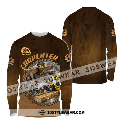 Unisex Shirt - Custom Carpenter Shirt - Long Sleeve Shirt / S - T-shirt