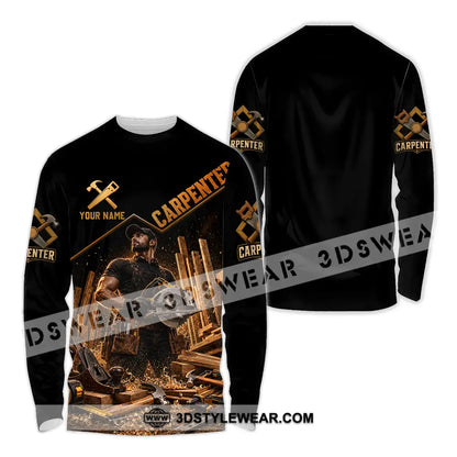 Unisex Shirt - Custom Carpenter Shirt - Long Sleeve Shirt / S - T-shirt